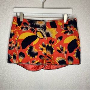 J. Crew City Fit Hibiscus Floral Shorts Size 2‎